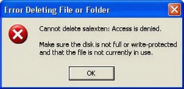 Cannot remove