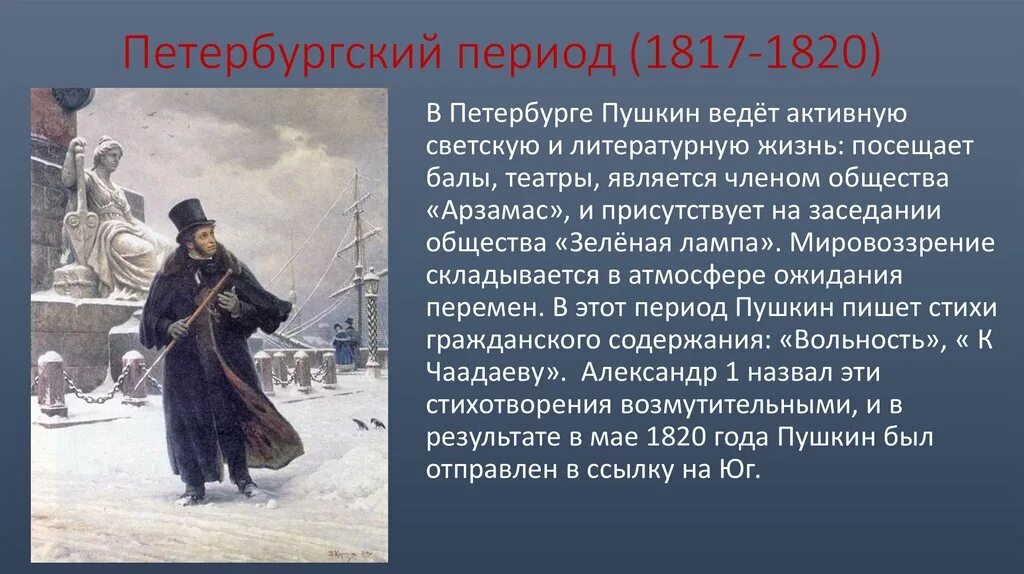 Пушкина 1817-1820 Петербург. Петербургский (1817-1820). Пушкин период жизни в Петербурге 1817-1820.