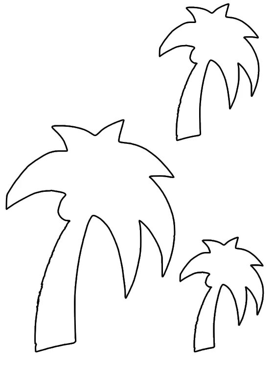 Пальма шаблон для вырезания Order Your Two Palm Trees On Island Sticker Today Free Shipping!