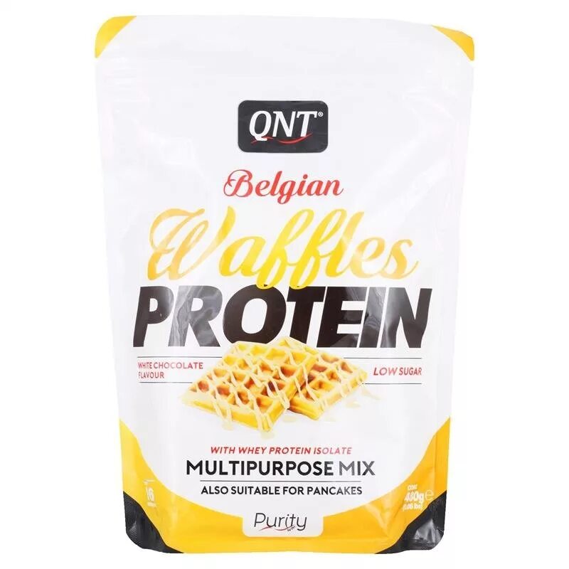 Белковый вафельный. QNT Waffles Protein 480 г белый шоколад. QNT Whey Protein Wafer. Протеиновая смесь для вафель. Протеиновые бельгийские вафли.