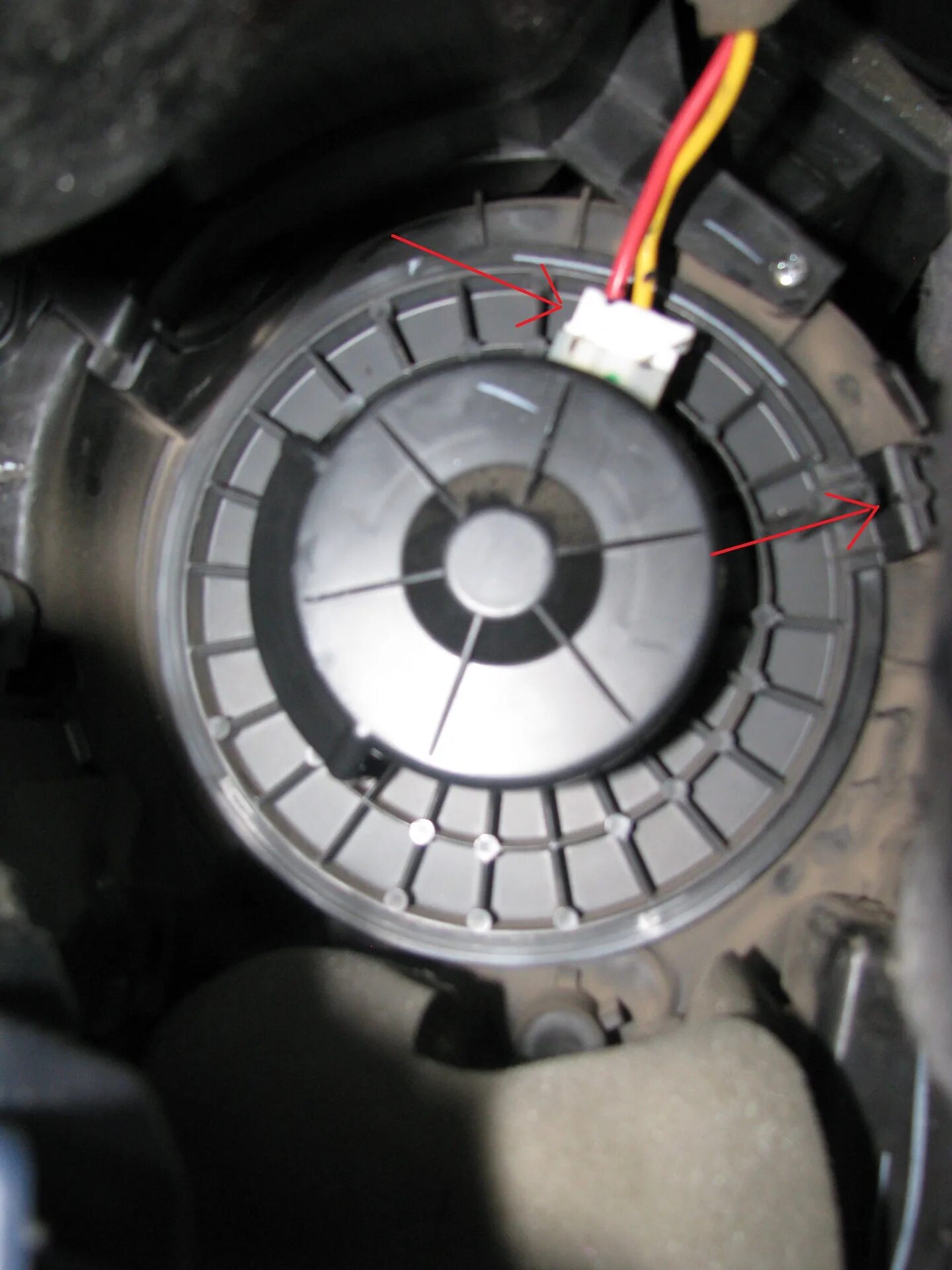 Мотор печки Nissan Tiida Latio C11T HR15DE 2012 (б/у)