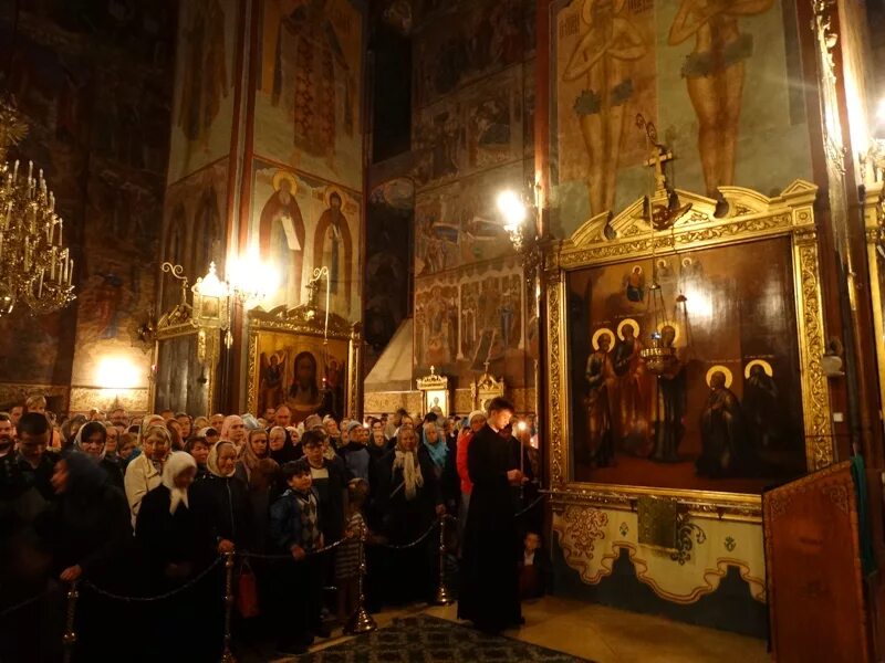 Всенощное бдение перед троицей