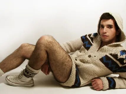 MALE TRIGGER: Hairy - sweater, legs.