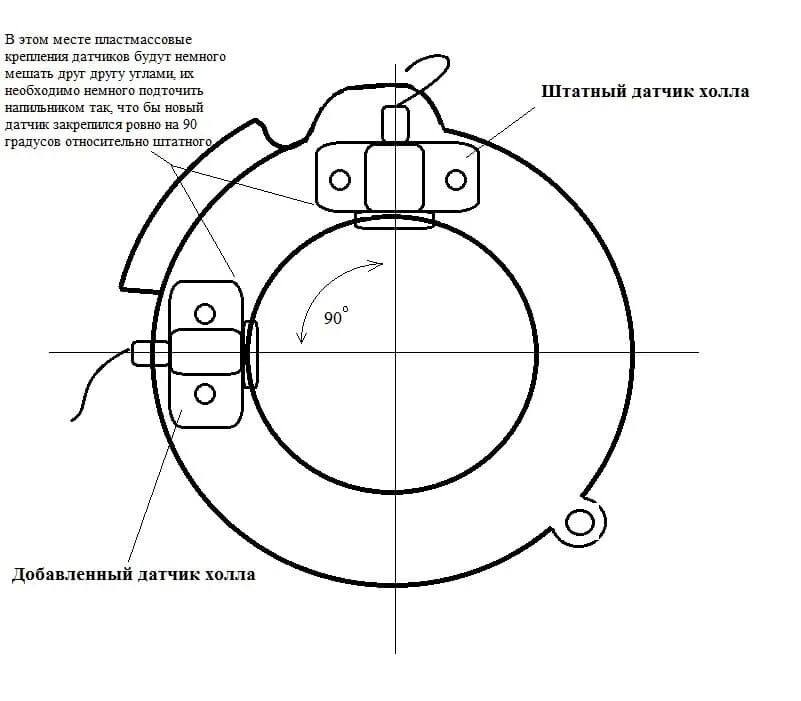 Зажигание датчик холла. Двухконтурное зажигание на ваз 2108. двухконтурное зажигание на ваз 2106 с одним датчиком холла схема. двухконтурное зажигание с одним датчиком. переходная пластина для датчика холла на уаз.
