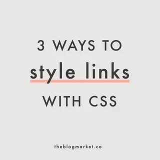 Link styles css
