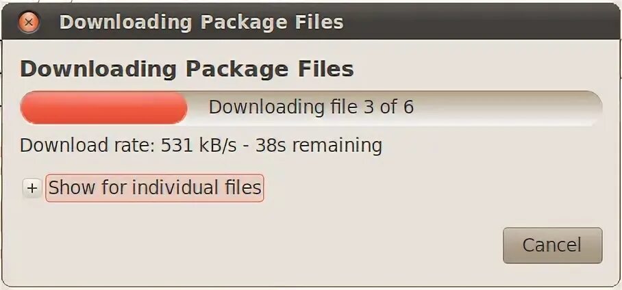 Downloading package