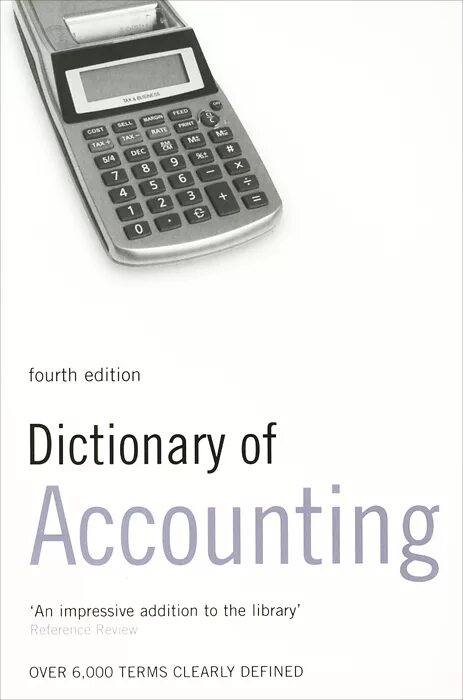 Accounting book. Accounting-terms. Accounting books. Dictionary Cover. Dictionary of terms useful time.