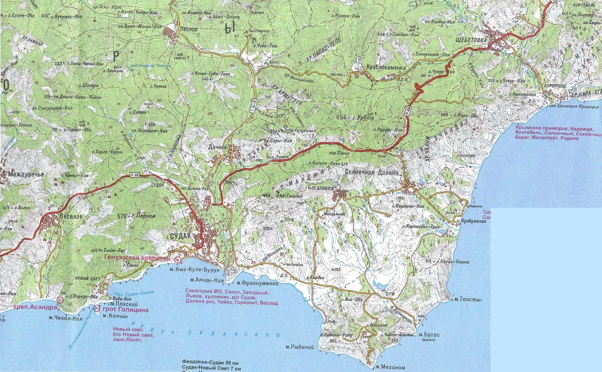 Судак на карте крыма. Судак на карте крыма. Карта крыма в районе судака. Карта крыма судак подробная. Карта крыма показать судак.