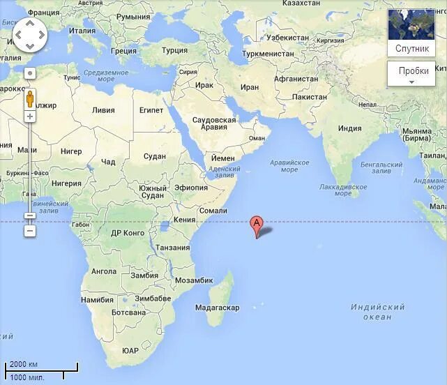 Сейшельские острова на карте Африки. Остров Маврикий на карте Африки.