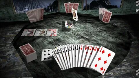 Играть в карты 1 человеку