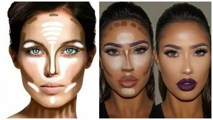 Мейкап контурирование лица. Скорректировать. Контуринг и хайлайтер. Контурирование лица. Скульптурирование лица круглой формы.