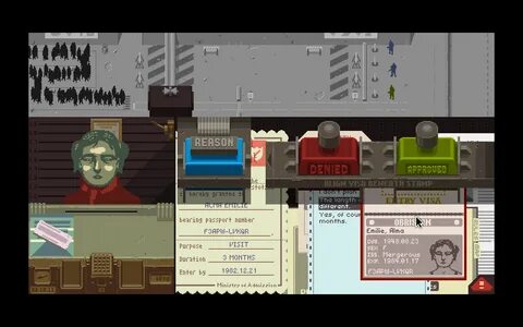 Papers please режимы