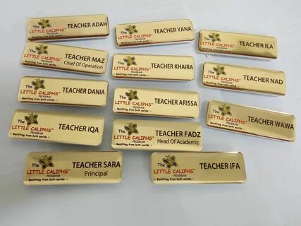 Custom Name Badges