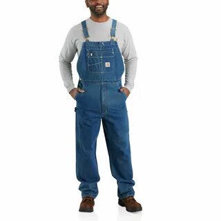 A Carhartt staple, these men's bib overalls offer mobility on the job....