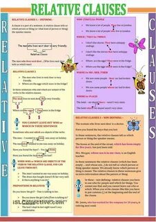 Defining non defining relative clauses exercises