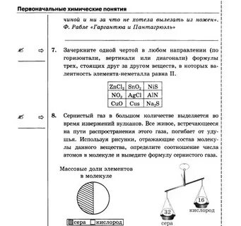 Боровский тесты по химии