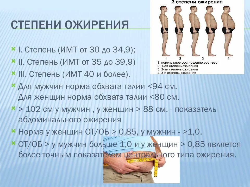 Ожирению второй степени соответствует. Ожирению второй степени соответствует