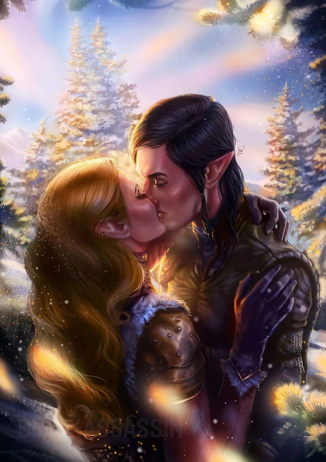 Фэнтези любовь. Влюбленные эльфы. Влюбленный эльф. Фэнтези любовь. Фэнтези любовь.