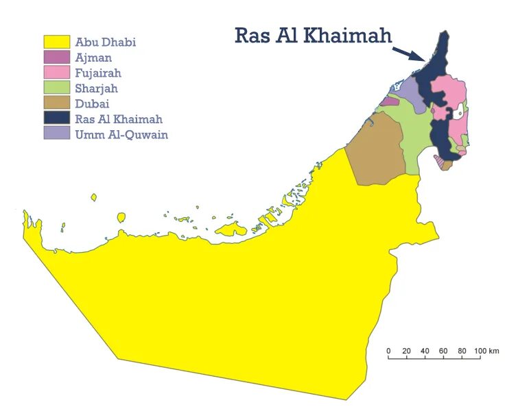 Ras al Khaimah на карте. Эмират рас Эль Хайма на карте ОАЭ. Курорт рас Эль Хайма карта. Аль хайма дубай расстояние