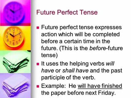 Future perfect это