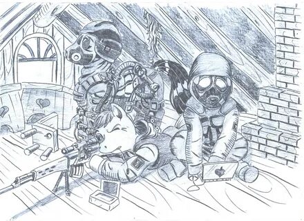 Рисунки игры сталкер