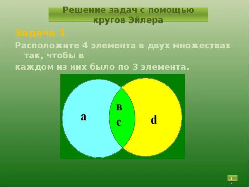 Пересечение 4 кругов Эйлера. Решение задач с помощью кругов Эйлера. Задачи на круги Эйлера. Задачи на круги Эйлера с решением.