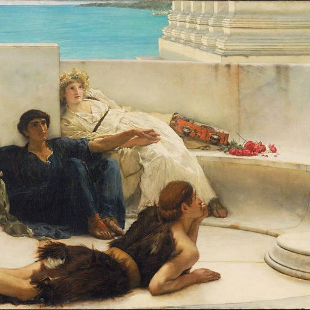 Альма-Тадема Лоуренс художник. Художник Альма Тадема картины. Lawrence Alma Tadema картины. Лоуренс Альма Тадема древняя Греция. Рождение богов алекс кимен читать