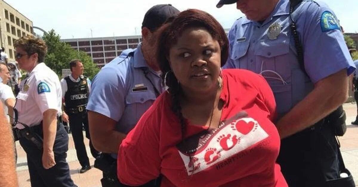 Did they arrest. Female protesters arrested. girl protester arrest.