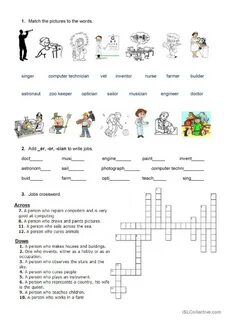 Профессии английский язык 4 класс