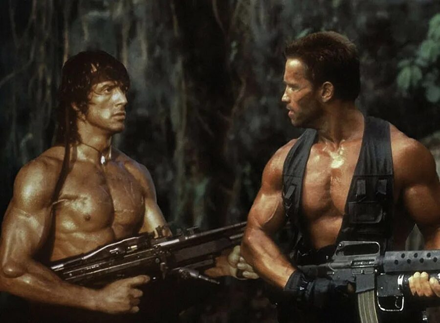 В каких фильмах снимался шварценеггер. Хищник фильм 1987 арнольд. шварценеггер и сталлоне. сильвестр сталлоне и шварценеггер. арнольд шварценеггер хищник.