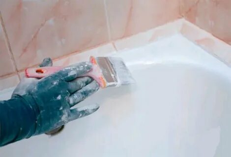 Установка акриловых вкладышей в ванну москва