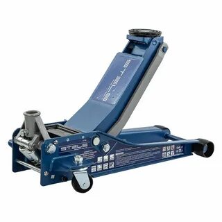Домкрат гидравлический подкатной stels low profile
