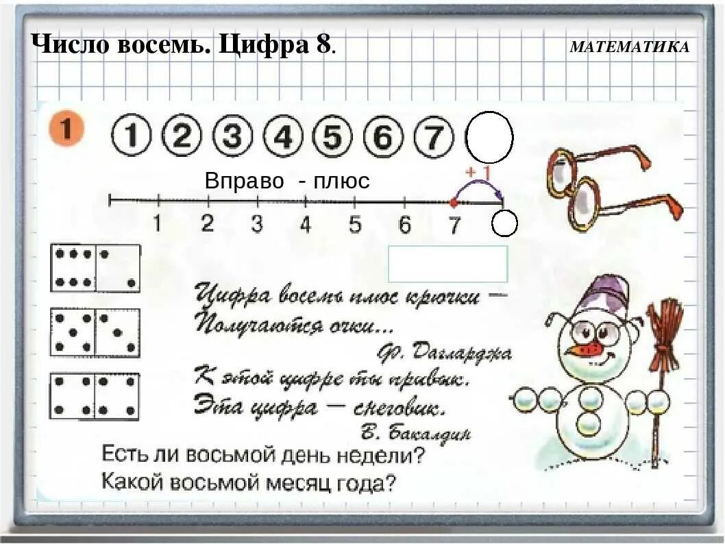 Играем с числом 8