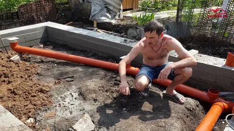 Канализация в бане