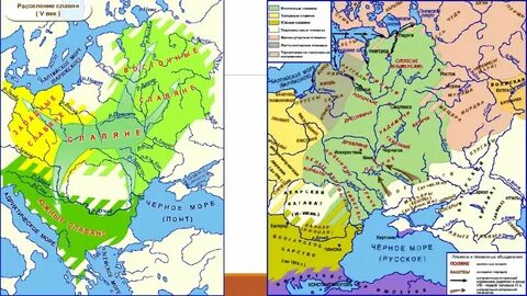 Расселение восточных славян в 8 9 веках