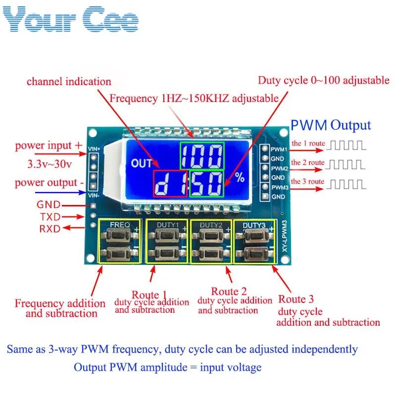 Генератор частоты 1 гц. Генератор шим сигналов xy-lpwm 1 гц 150 кгц. xy-pwm1 генератор сигналов. xy pwm генератор. генератор шим сигналов xy-pwm1.