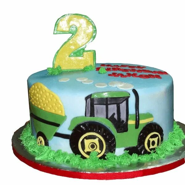 Тортик с трактором. Детский торт с трактором. Тортик на 2 года мальчику трактор. Торт на 2 годика с трактором. Трактор печать на торт
