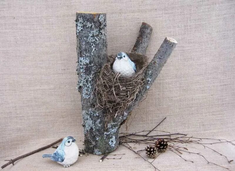 Поделка гнездо. Гнездо из природного материала. Гнездо птицы из веток. Птичье гнездо из веток.