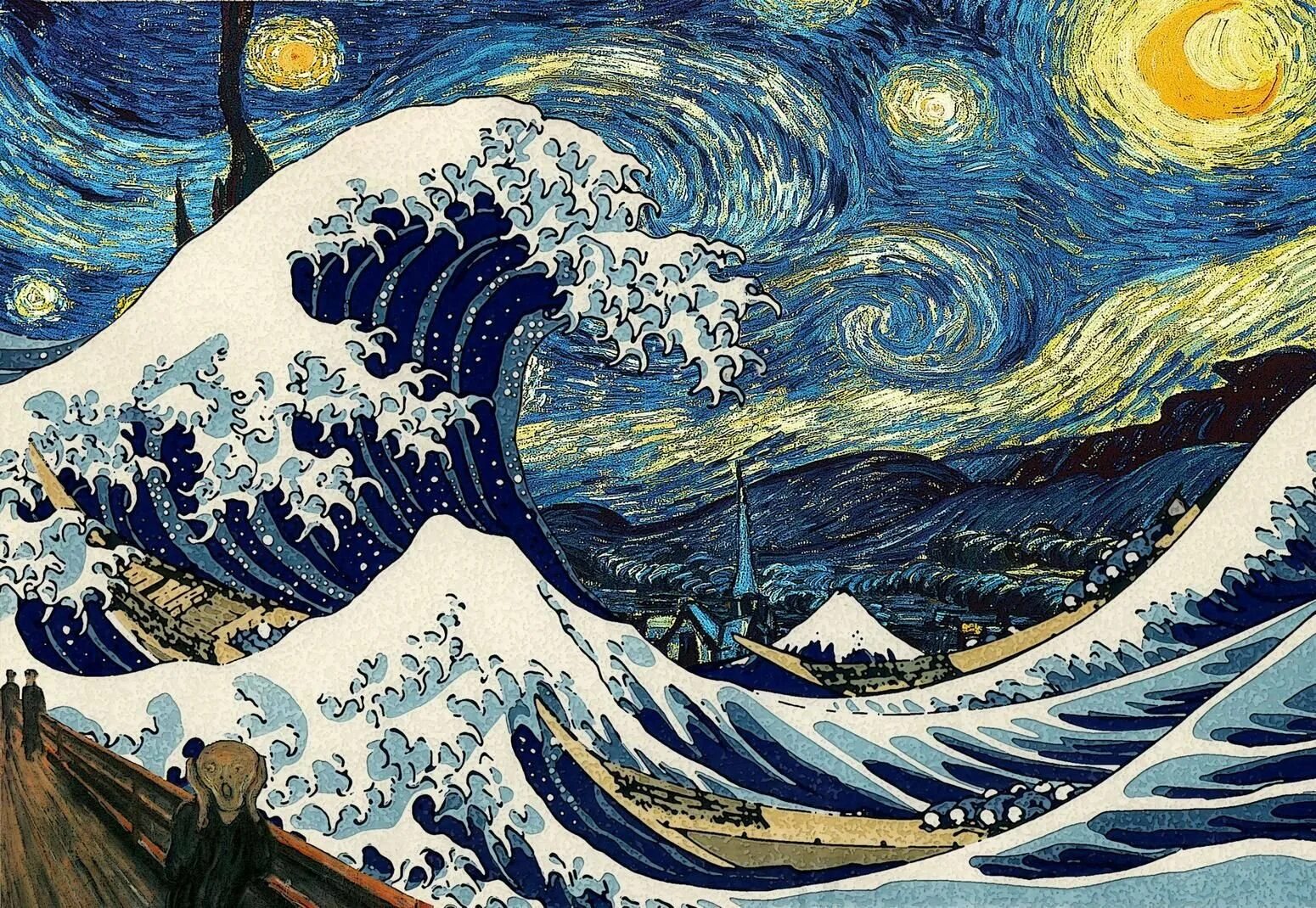 Волна в канагаве кацусика. Ацусика хокусай "большая волна в канагаве". Кацусика хокусай, «большая волна в канагаве» (1832). 1832 год. Волна в канагаве кацусика.