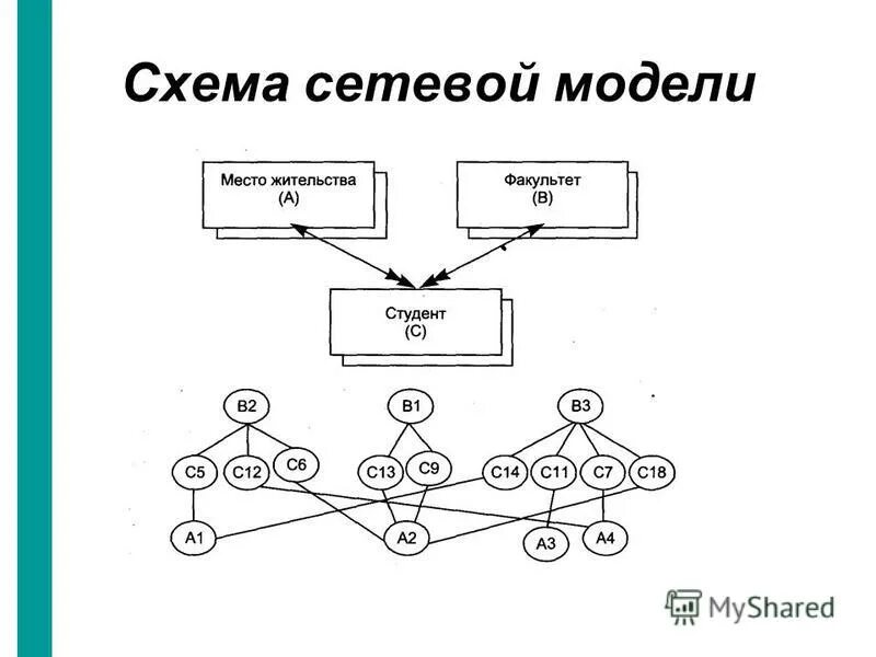 Сетевая модель базы данных схема. Схема сетевой модели БД 4 колонки. Сетевая модель БД пример. Изобразите пример сетевой модели данных:.