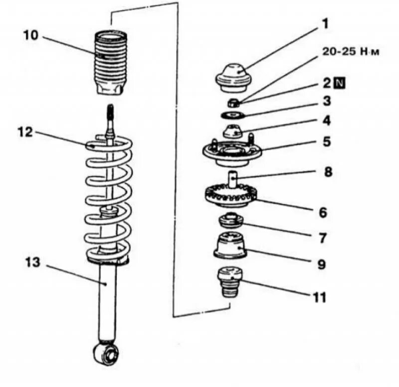 Сборка стойки амортизатора. Задняя стойка Лансер 10 схема. Сборка задней стойки Лансер 9. Сборка амортизатора заднего Митсубиси Галант 8. Задняя стойка Лансер 9 схема.
