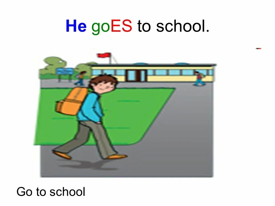 He will go to school. He goes to School. Go to School клипарт. He go или goes to School. He is going to School.