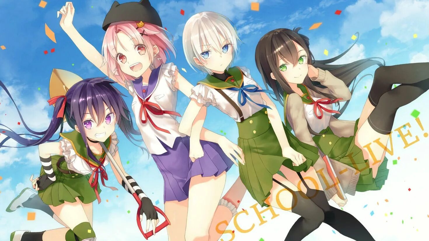 Школьная жизнь 2015. Gakkou gurashi. gakkou gurashi аниме. школьная жизнь! / gakkougurashi!. gakkou gurashi зомби школа.