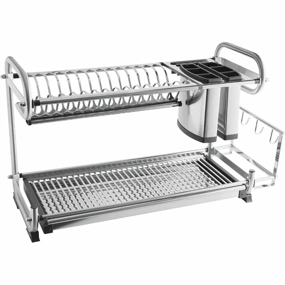 Сушилка для посуды 2-х ярусная. Сушилка для посуды двухъярусная. Сушка для посуды нерж сталь 868*280*110. Partner комплект посудосушителей с поддоном, 600 мм, хром. Посудосушитель 800мм хром "вариант3".