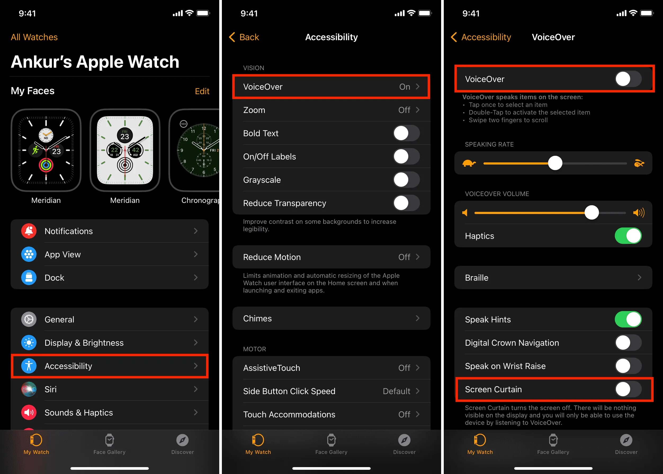Как выключить войс овер. Как выключить voice over на apple watch.