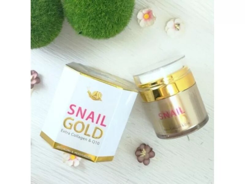 Snail Gold Extra Collagen q10. Улиточный крем с коллагеном Snail Gold Extra Collagen & q10. Тайский крем Снайл Голд 50 гр. Крем коллаген q10 Мелис.