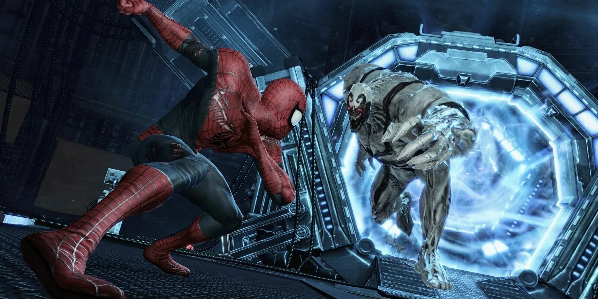 Игра человек из будущего. Spider-man: edge of time. spider man 2099 edge of time. spider man edge of time. пс4. spider man 2011 игра.