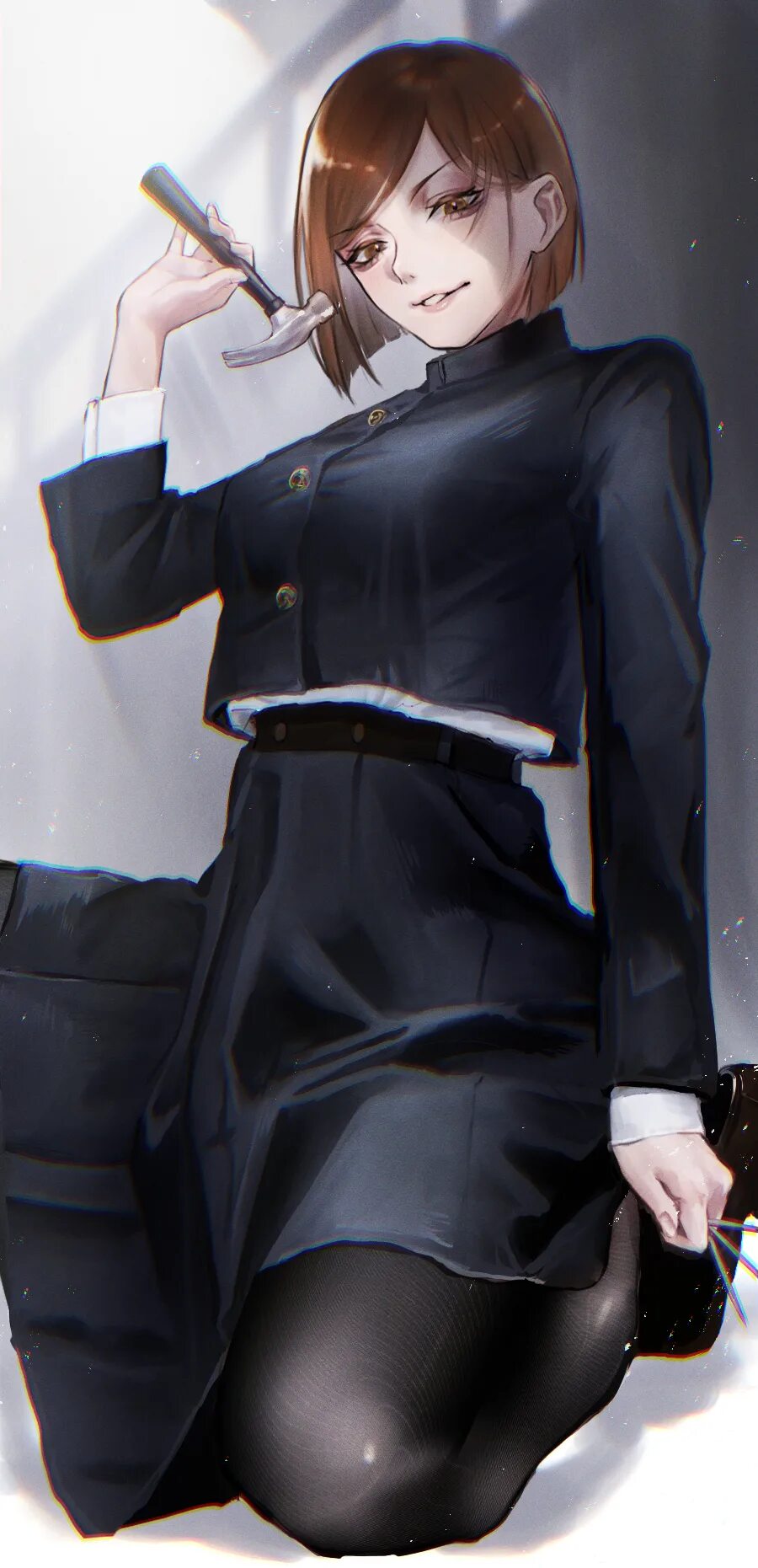 Кугисаки нобара косплей. Nobara-kugisaki-gets-touched-on-train. Magmallow animation. Nobara kugisaki. Jujutsu kaisen kugisaki nobara art.