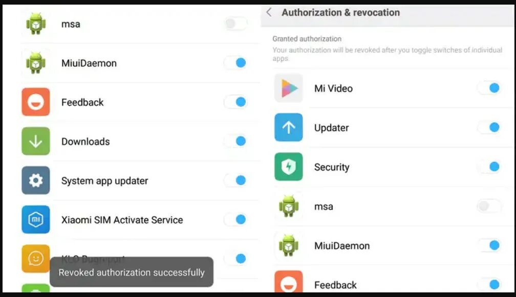 Miui 14 удалить системные приложения