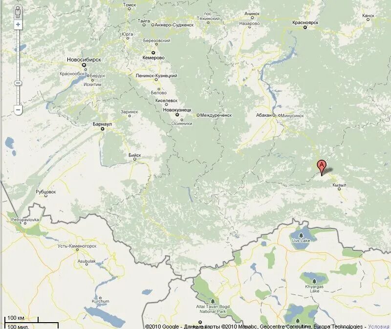 красноярск канск карта